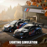 4WD Super Drift RC Car with LED Lights, 2.4GHz Remote Control, Rechargeable Battery, Racing & Drifting Tyres