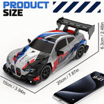 4WD Super Drift RC Car with LED Lights, 2.4GHz Remote Control, Rechargeable Battery, Racing & Drifting Tyres